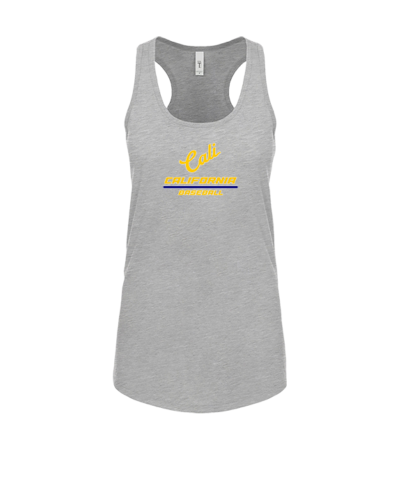 California Baseball Split - Womens Tank Top