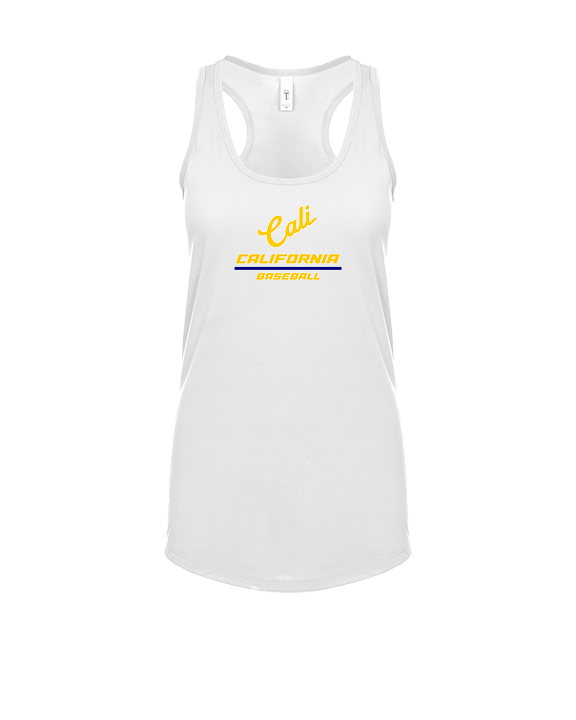 California Baseball Split - Womens Tank Top