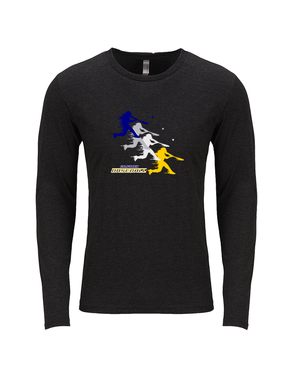 California Baseball Swing - Tri-Blend Long Sleeve