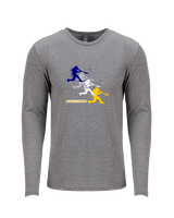 California Baseball Swing - Tri-Blend Long Sleeve