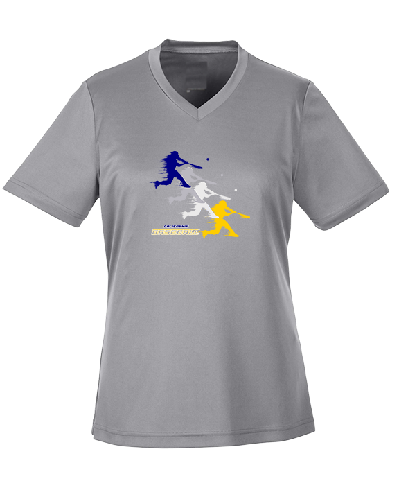 California Baseball Swing - Womens Performance Shirt
