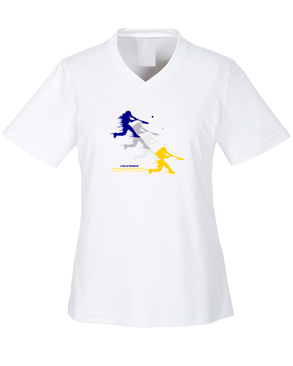 California Baseball Swing - Womens Performance Shirt