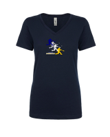 California Baseball Swing - Womens Vneck