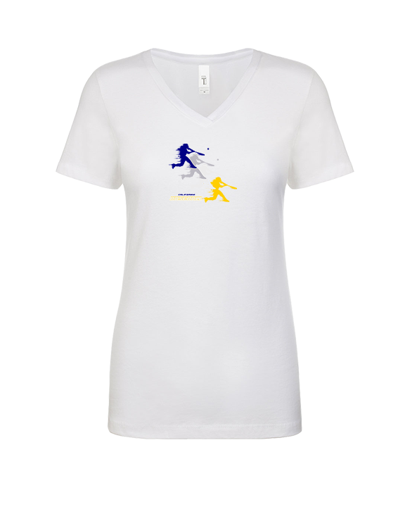 California Baseball Swing - Womens Vneck