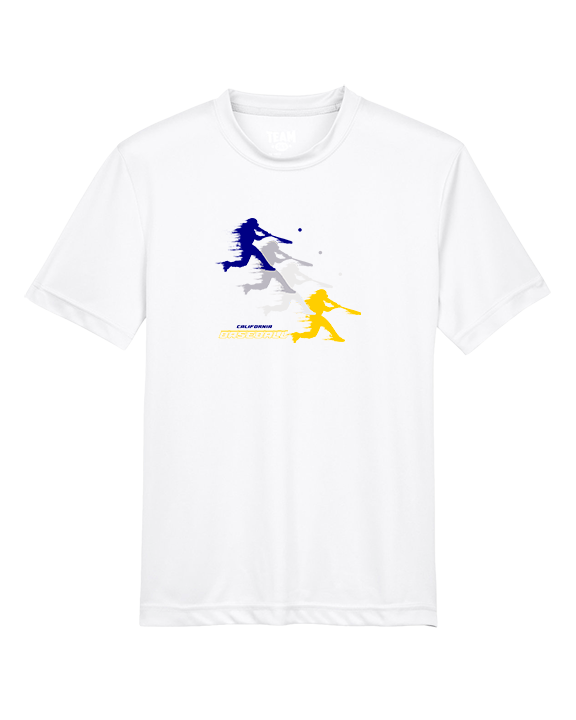 California Baseball Swing - Youth Performance Shirt