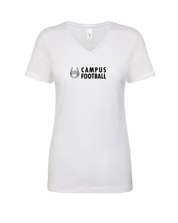 Campus HS Football Basic - Womens V-Neck