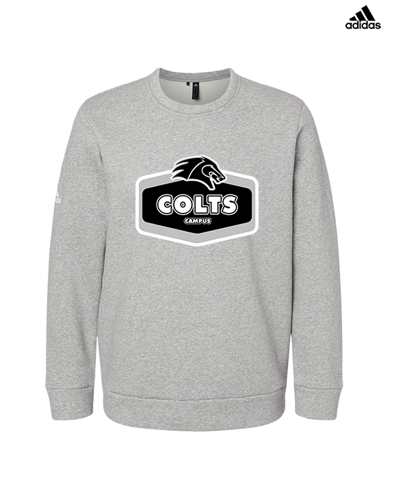 Campus HS Football Board - Mens Adidas Crewneck