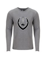 Campus HS Football Full Football - Tri-Blend Long Sleeve