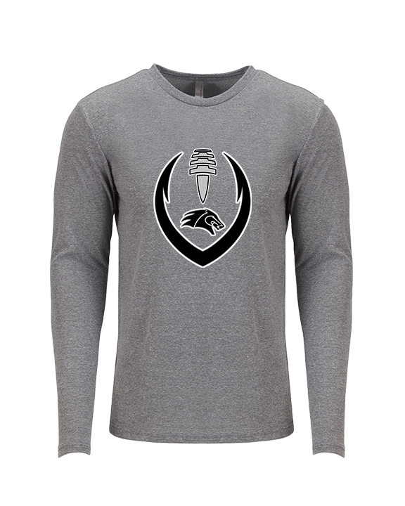 Campus HS Football Full Football - Tri-Blend Long Sleeve