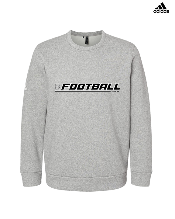 Campus HS Football Lines - Mens Adidas Crewneck