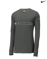 Campus HS Football Lines - Mens Nike Longsleeve