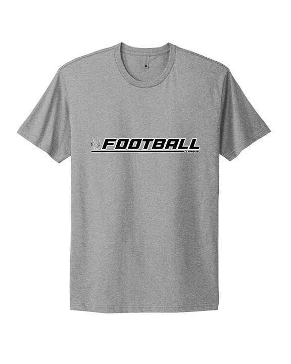 Campus HS Football Lines - Mens Select Cotton T-Shirt