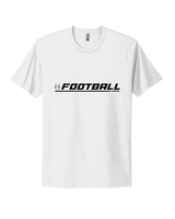Campus HS Football Lines - Mens Select Cotton T-Shirt