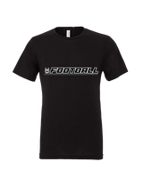 Campus HS Football Lines - Tri-Blend Shirt