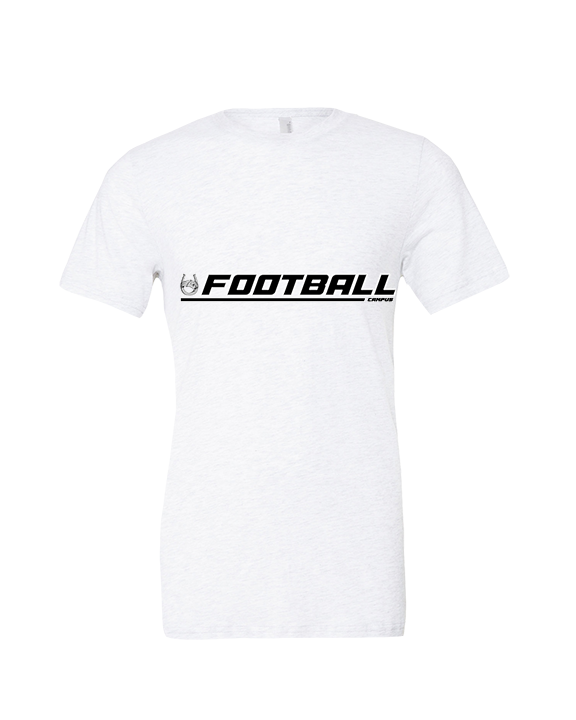 Campus HS Football Lines - Tri-Blend Shirt