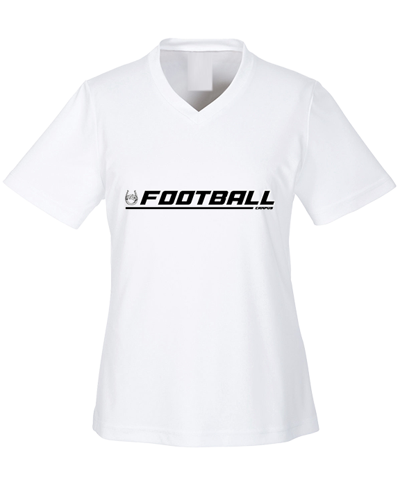 Campus HS Football Lines - Womens Performance Shirt