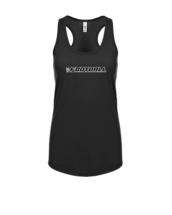 Campus HS Football Lines - Womens Tank Top