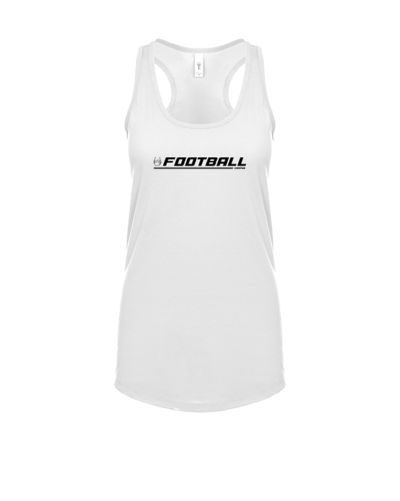 Campus HS Football Lines - Womens Tank Top