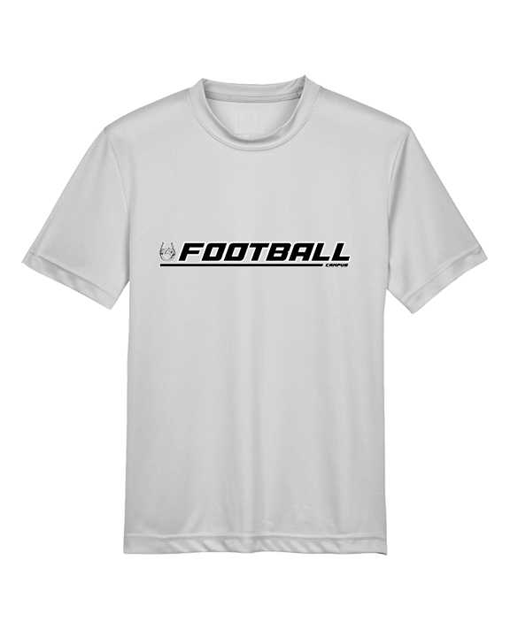 Campus HS Football Lines - Youth Performance Shirt