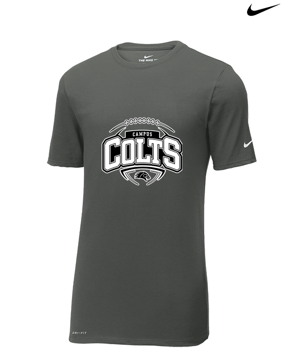 Campus HS Football Toss - Mens Nike Cotton Poly Tee