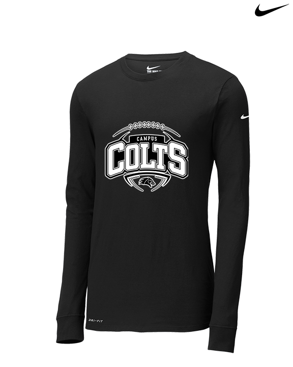 Campus HS Football Toss - Mens Nike Longsleeve