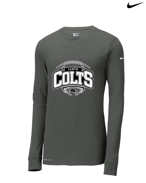 Campus HS Football Toss - Mens Nike Longsleeve
