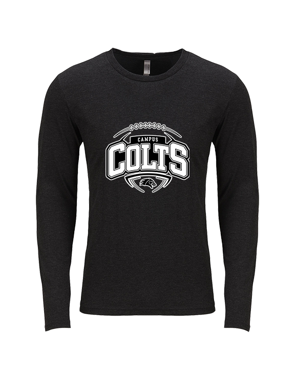 Campus HS Football Toss - Tri-Blend Long Sleeve