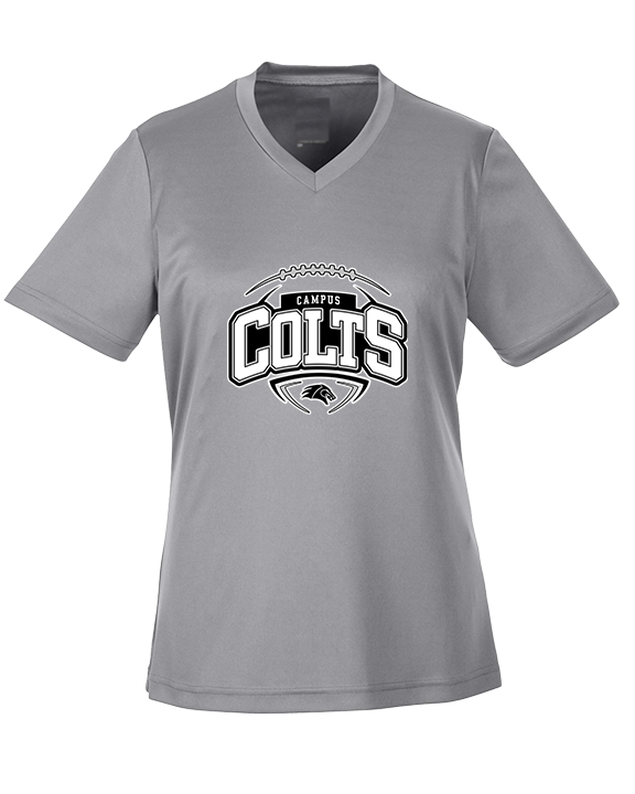 Campus HS Football Toss - Womens Performance Shirt