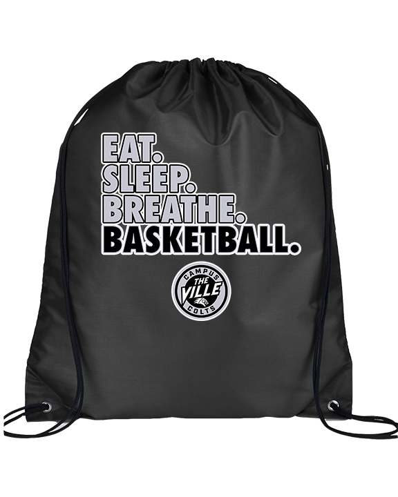 Campus HS Girls Basketball Eat Sleep Breathe - Drawstring Bag