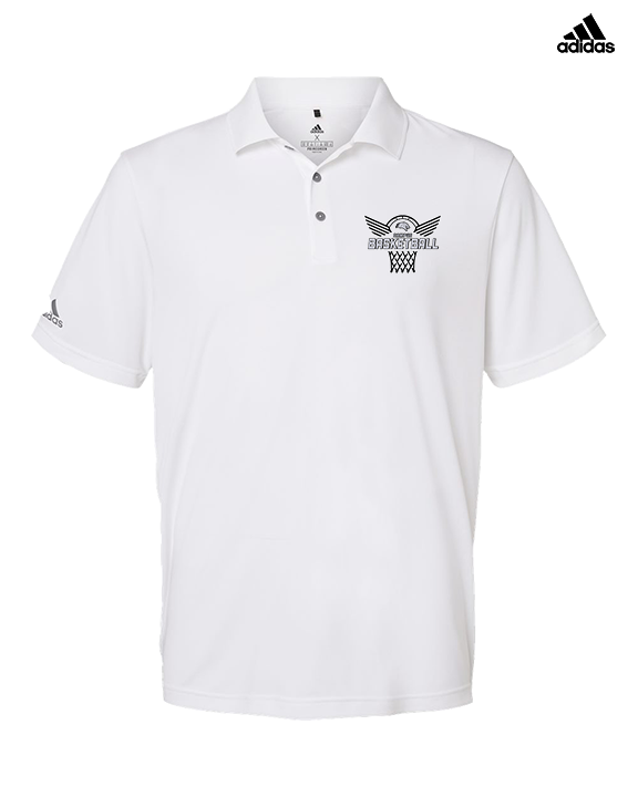 Campus HS Girls Basketball Nothing But Net - Mens Adidas Polo