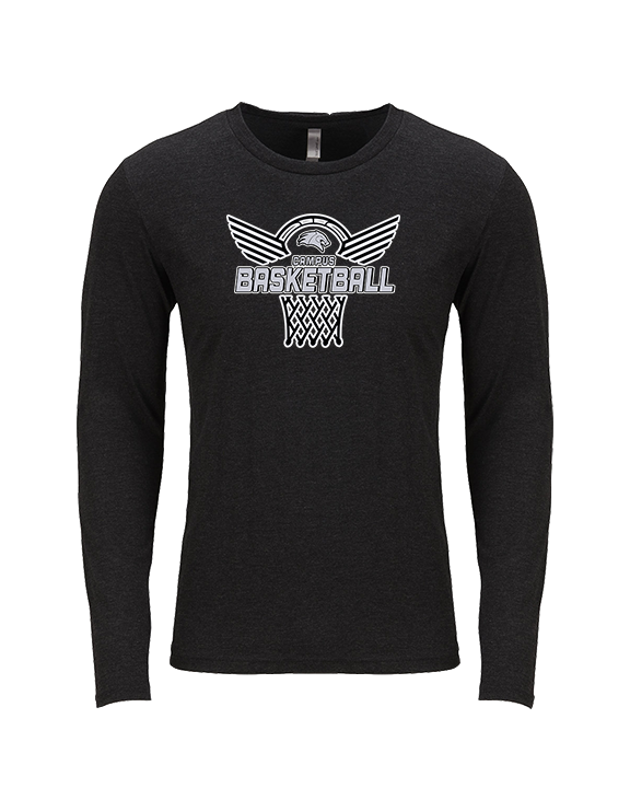 Campus HS Girls Basketball Nothing But Net - Tri-Blend Long Sleeve