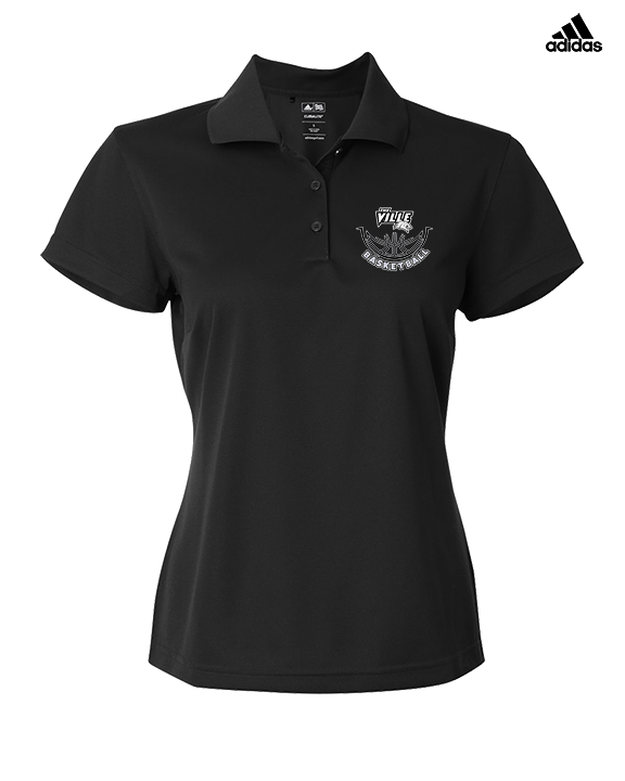 Campus HS Girls Basketball Outline - Adidas Womens Polo
