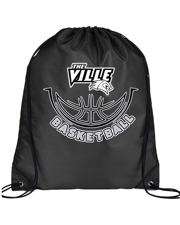 Campus HS Girls Basketball Outline - Drawstring Bag