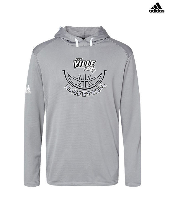 Campus HS Girls Basketball Outline - Mens Adidas Hoodie