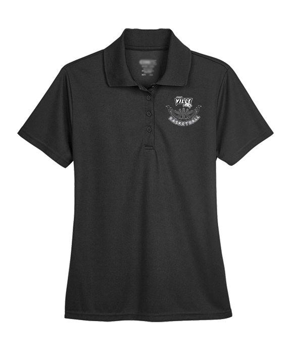 Campus HS Girls Basketball Outline - Womens Polo