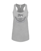 Campus HS Girls Basketball Outline - Womens Tank Top