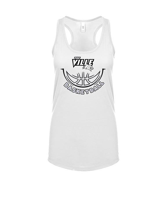 Campus HS Girls Basketball Outline - Womens Tank Top