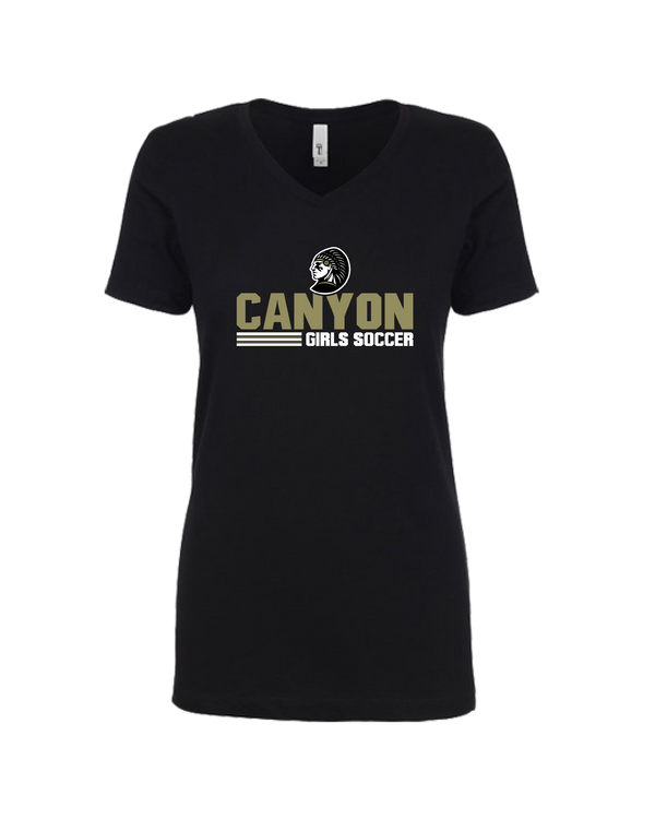 Canyon Girls Soccer Comanche - Women’s V-Neck