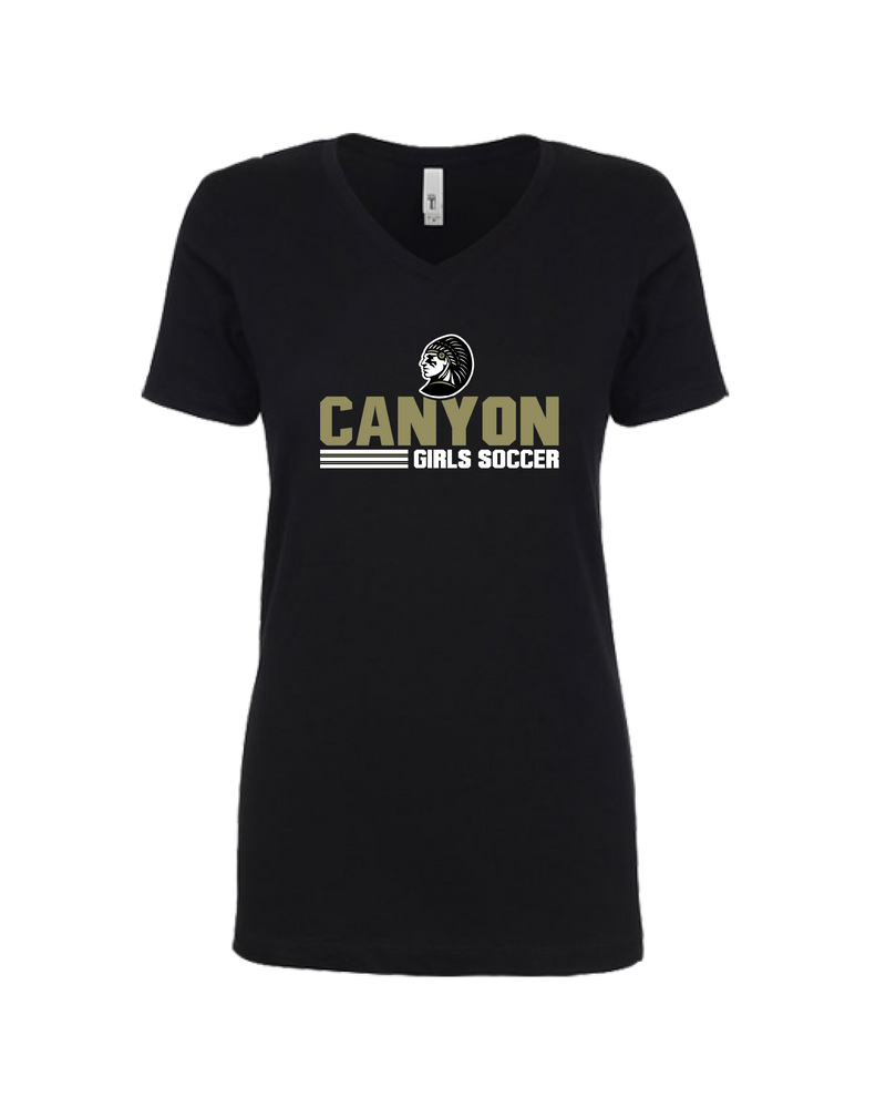 Canyon Girls Soccer Comanche - Women’s V-Neck