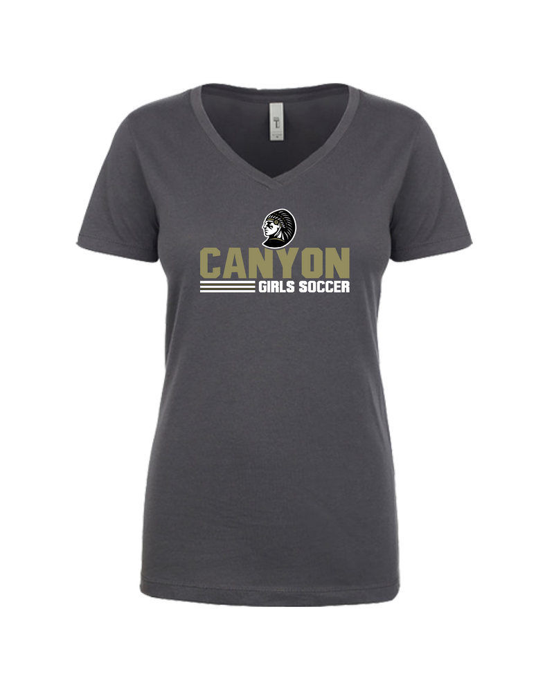 Canyon Girls Soccer Comanche - Women’s V-Neck
