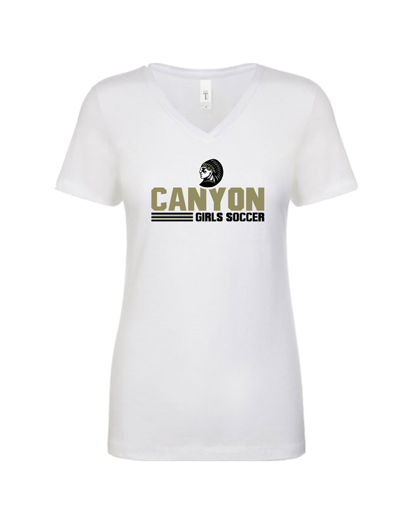 Canyon Girls Soccer Comanche - Women’s V-Neck