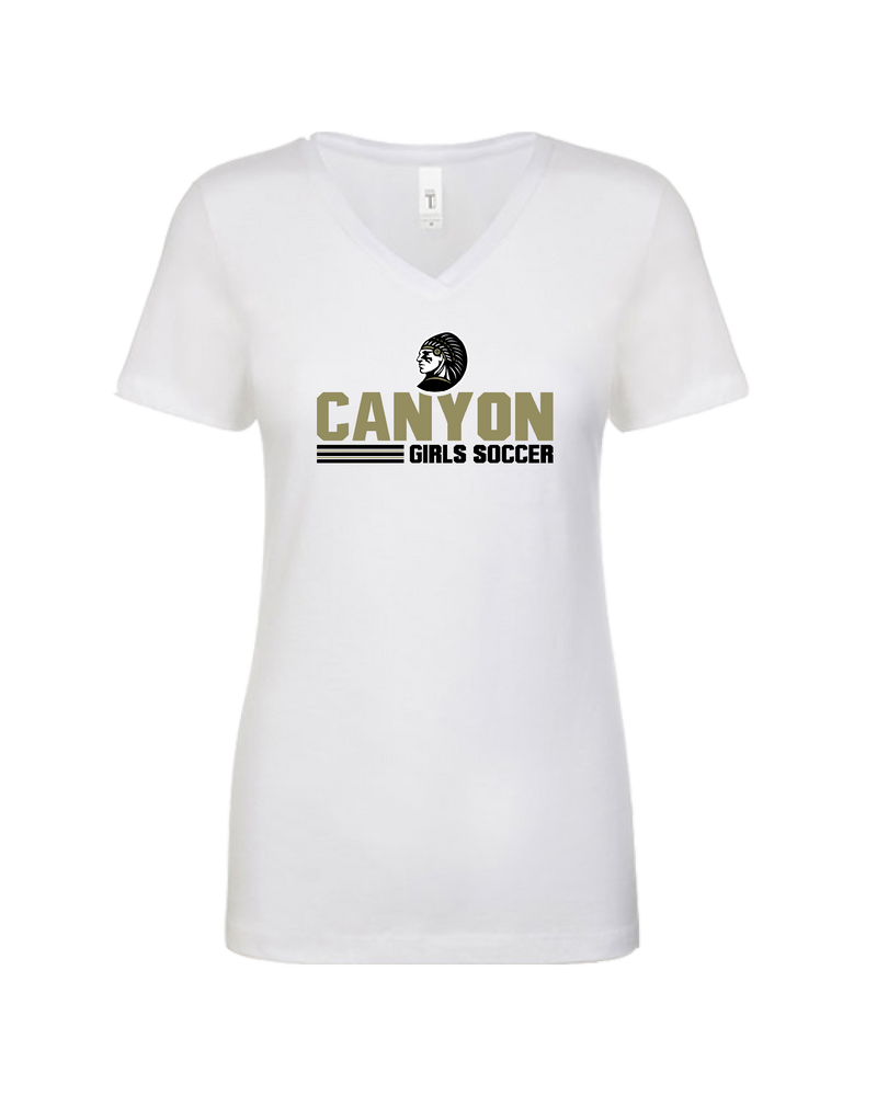 Canyon Girls Soccer Comanche - Women’s V-Neck