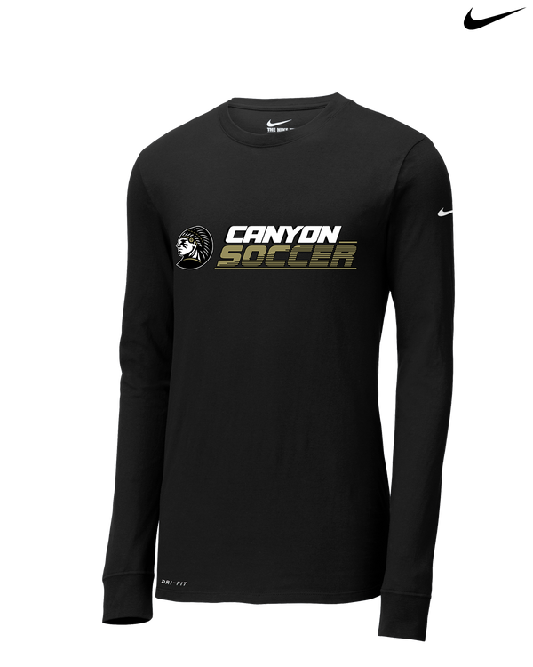 Canyon Girls Soccer - Nike Dri-Fit Poly Long Sleeve
