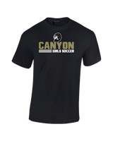 Canyon Girls Soccer Comanche - Cotton T-Shirt