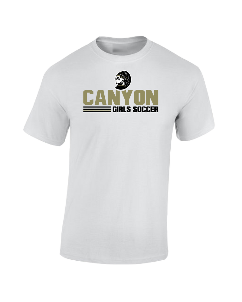 Canyon Girls Soccer Comanche - Cotton T-Shirt