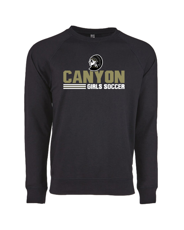 Canyon Girls Soccer Comanche - Crewneck Sweatshirt