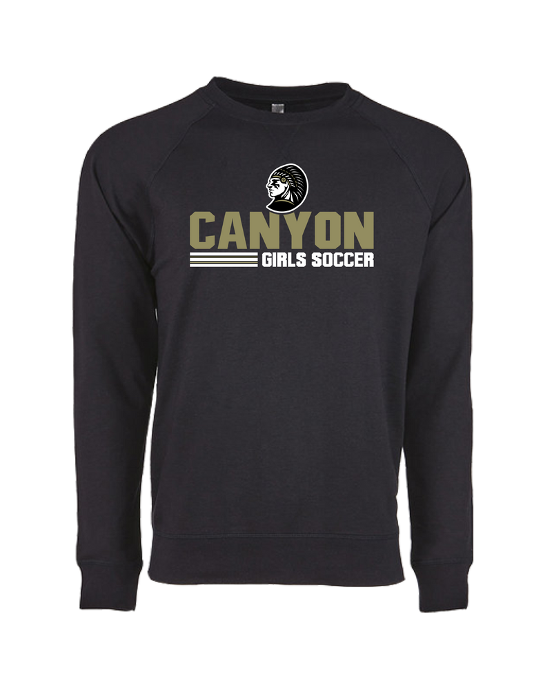 Canyon Girls Soccer Comanche - Crewneck Sweatshirt