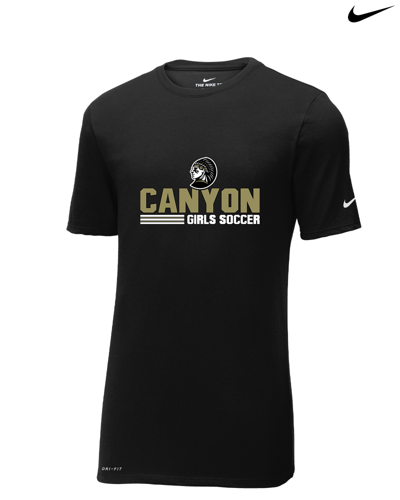 Canyon Girls Soccer Comanche - Nike Cotton Poly Dri-Fit