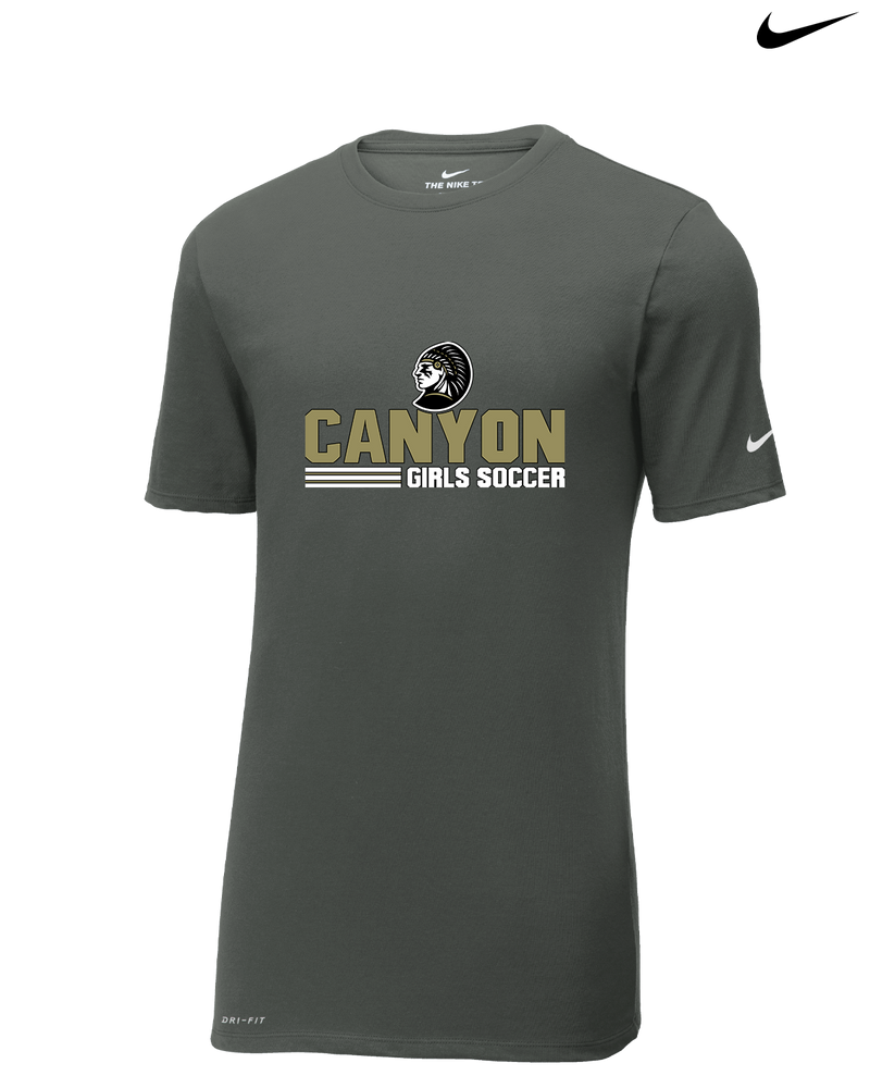Canyon Girls Soccer Comanche - Nike Cotton Poly Dri-Fit
