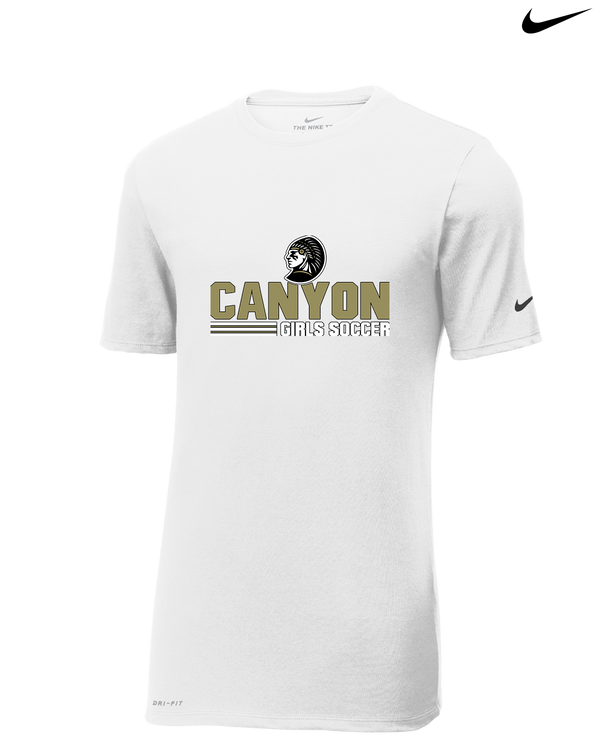 Canyon Girls Soccer Comanche - Nike Cotton Poly Dri-Fit